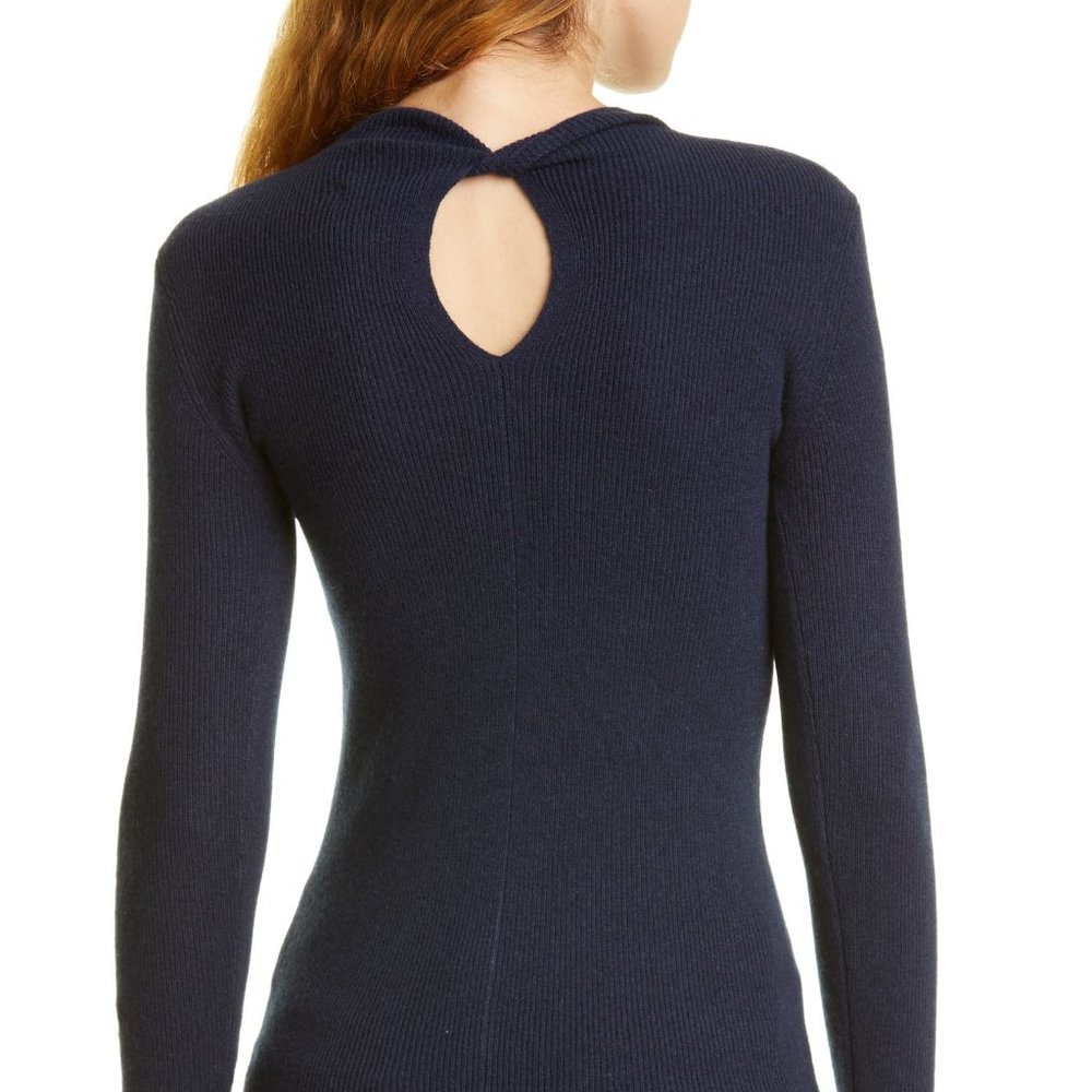 Lewit Twist Keyhole Detail Ribbed Wool & Cashmere - Picture 5 of 6